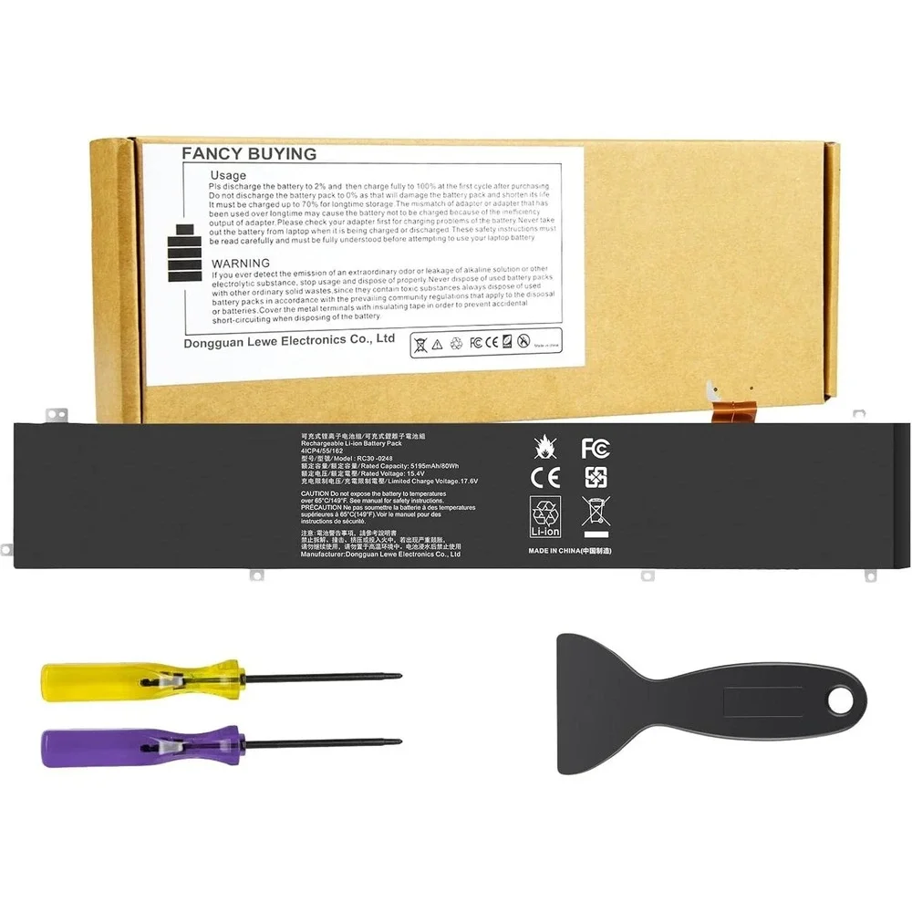 RC30-0248 Battery for Razer Blade 15 Advanced‎ 2018–2021 80Wh 4ICP4/55/162